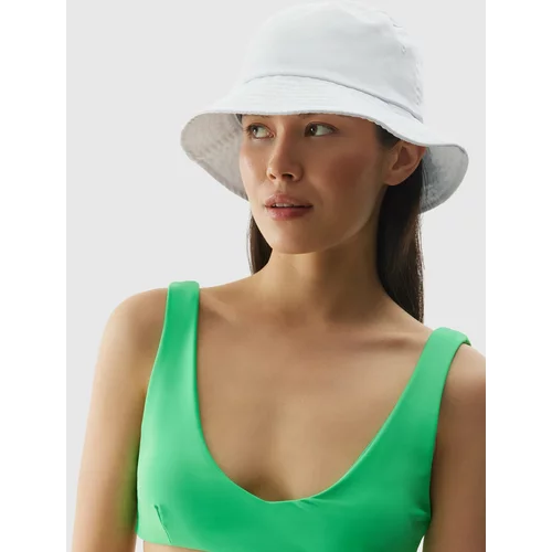 4f Women's bucket hat - white