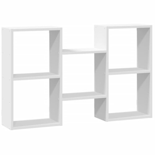  Zidna polica bijela 96x18x60 cm od konstruiranog drva Slike