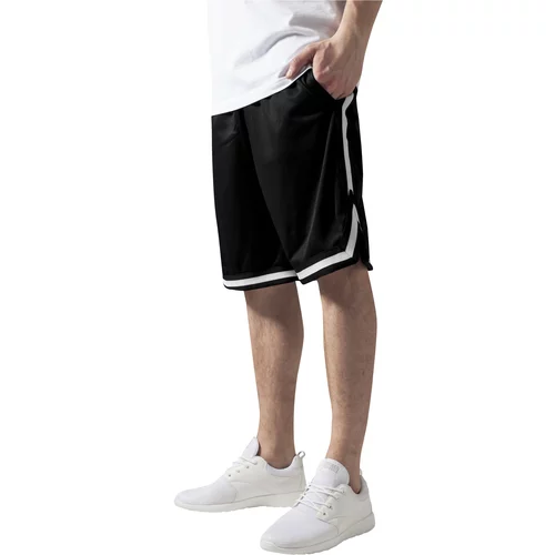UC Men Stripes Mesh Shorts blkblkwht