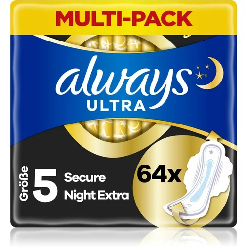 Always Ultra Secure Night Extra ulošci 64 kom