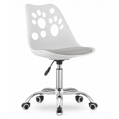 ModernHome Chair Print Vhite and Grei Cene