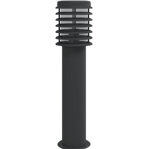  Vanjske podne svjetiljke sa utičnicom 3 kom crne 60 cm čelik Slike