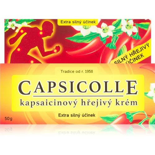 Capsicolle Capsaicin cream hot krema z izboljšanim učinkom za utrujene mišice in sklepe 50 g