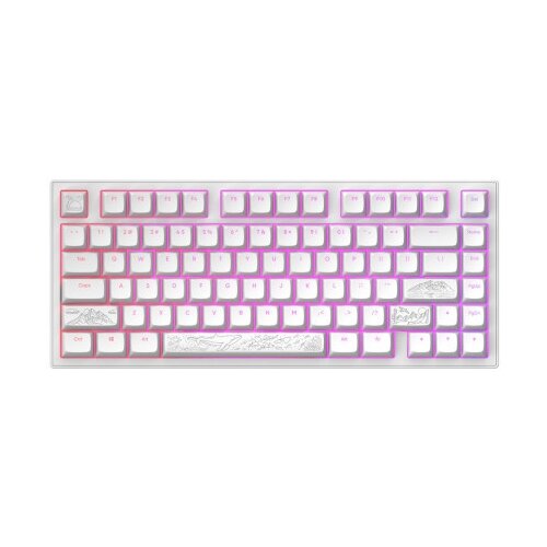 Dark Project alu terra nostra white - wired gaming keyboard (ansi) Cene