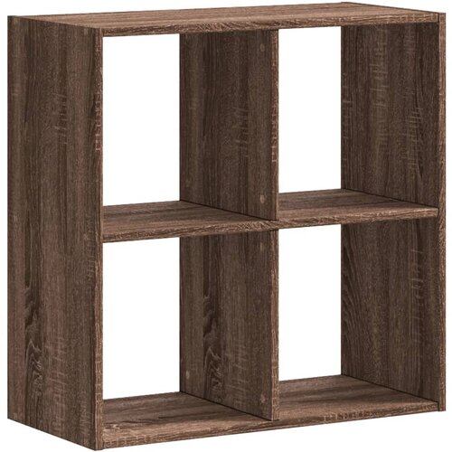 Maison Chic Knjižna omara - Knjižni regal rjavi hrast 68,5x32x68,5 cm inženirski les, (21725194) Slike