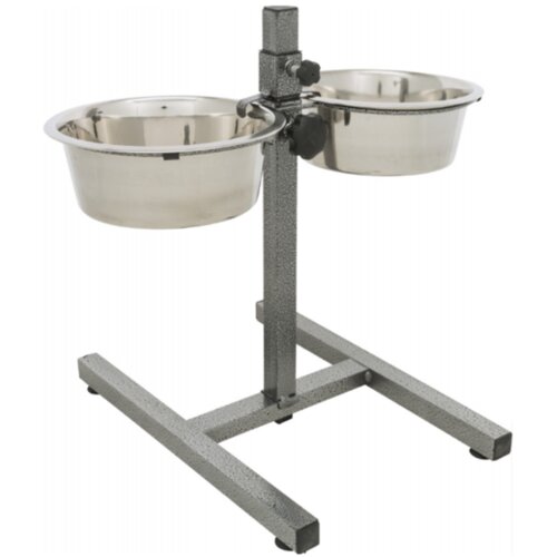 Trixie Metalni stalak sa posudama 1,8L za ljubimce Cene