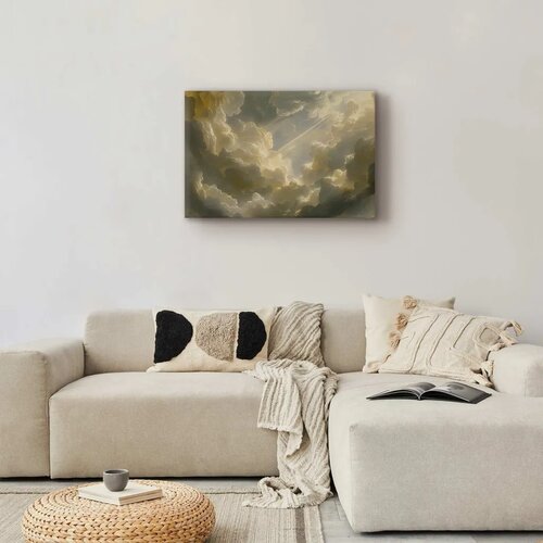  Slika - Enchanting Play of Colors Against a Backdrop of Clouds 90x60 Cene