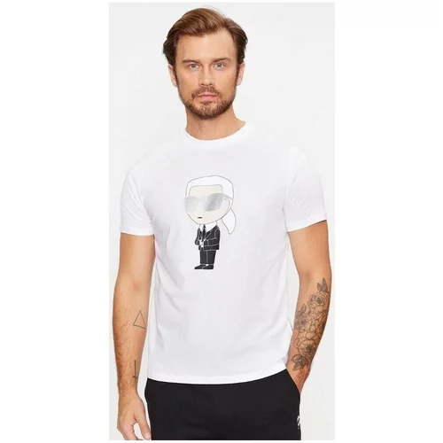 Karl Lagerfeld Majice s kratkimi rokavi - Bela
