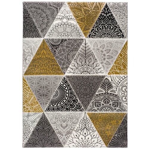 Universal Sivo-rumena preproga Amy Grey, 160 x 230 cm Slike