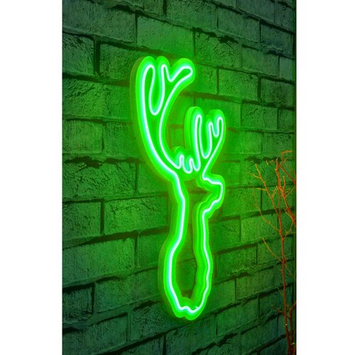 Wallity LED dekoracija Deer Green Slike