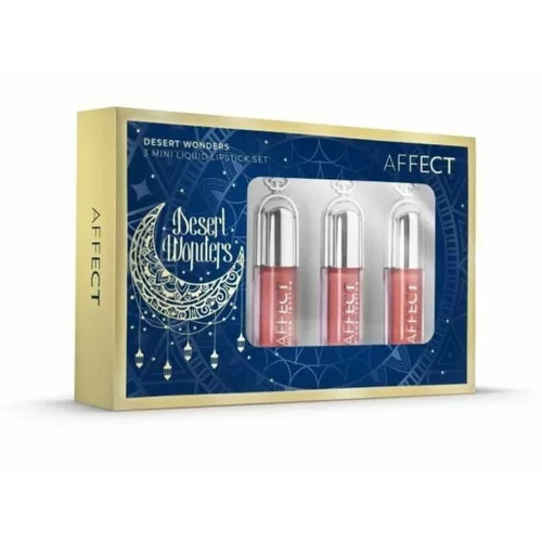 Affect Cosmetics Komplet treh mini tekočih šmink - 3 Mini liquid lipstick Set - Desert Wonders, (21039767)