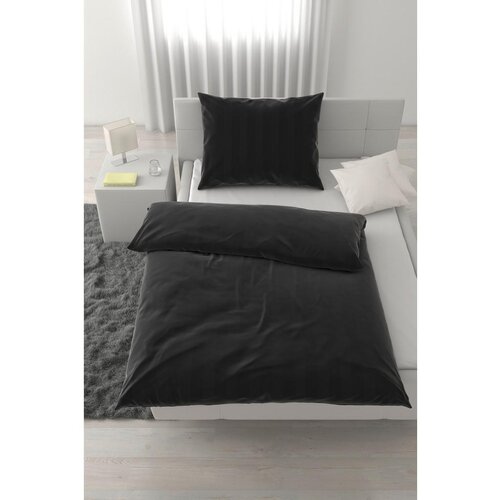 Premium Living Posteljnina Xenia Streif, Črna, 60/80, 140/200 Slike