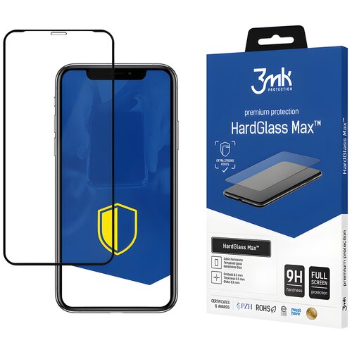 3mk HardGlass Max - zaščitno steklo za Apple iPhone 11 Pro Max - Črna Cene