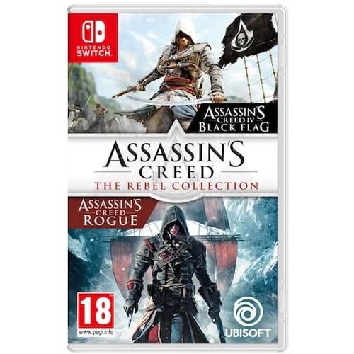 Assassins Creed The Rebel Collection Assassins Creed 4 Black Flag + Assassin Creed Rogue - koda v škatlici (SWITCH) Cene