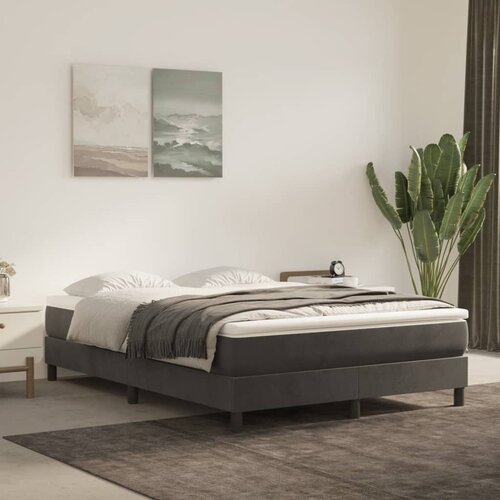 VidaXL Madrac s oprugama tamnosivi 140x220x20 cm bar&amp;scaron;unasti Slike
