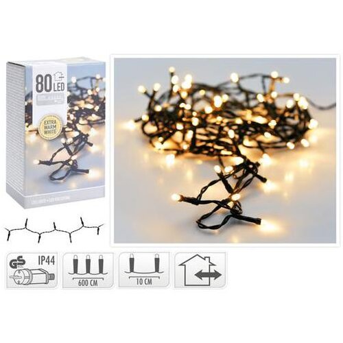  BOŽIĆNA RASVJETA 80LED EXTRA WW Slike