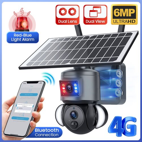 SecTec 538 - 6MP 4G dupla kamera - solarni panel Cene