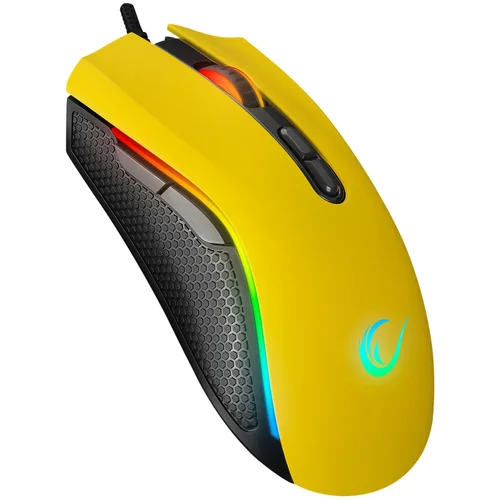 Rampage SMX-R44 yellow 6400dpi rgb osvetljena gaming miška z makro pro, (21358066)