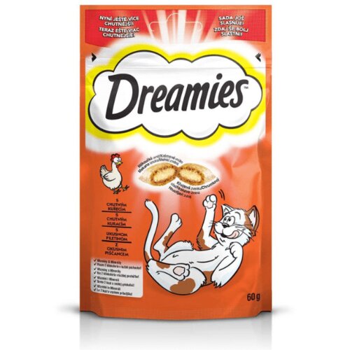 Dreamies poslasica za mačke piletina 60 g 360 g Cene