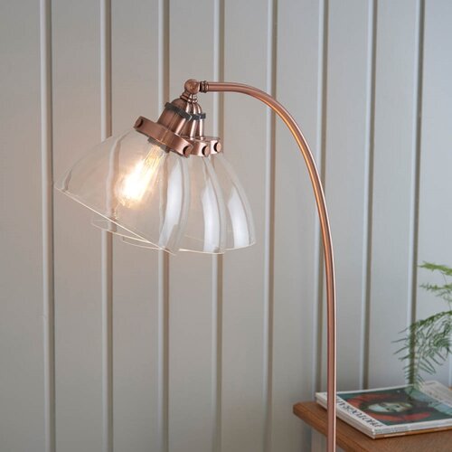  endon 77862 - podna lampa hansen 1xE27/40W/230V bakarna Slike
