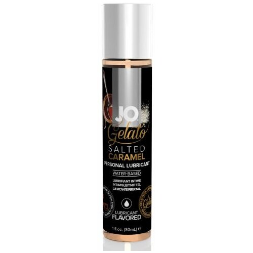 System Jo Lubrikant JO Gelato Salted Caramel, na vodni osnovi, 30 ml Slike
