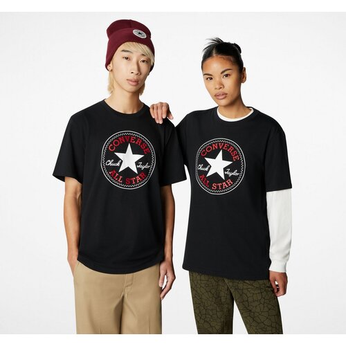 Converse unisex majica standard fit center front chuck patch core tee Cene