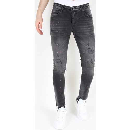 Mario Morato Kavbojke slim 148660200 Siva Cene