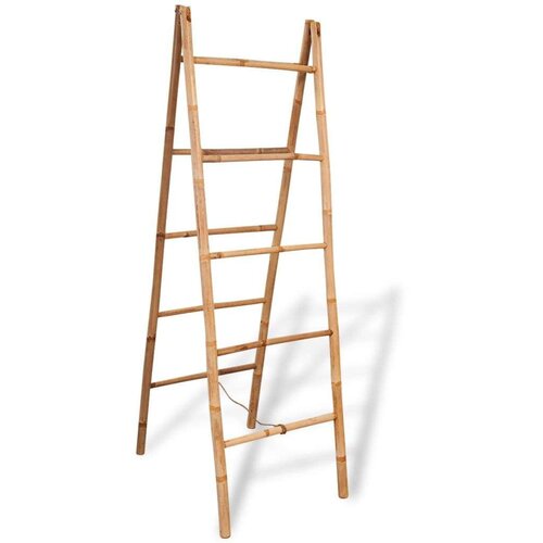 Duple Ljestve za Ručnike s Pet &amp;Scaron;ipki Bambus 50x160 cm Slike