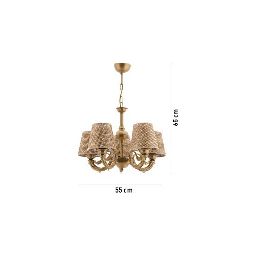 Opviq luster fiona hazeran gold Slike