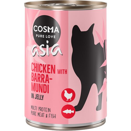 Cosma Asia v želatini 6 x 400 g - Piščanec & orjaški brancin Cene