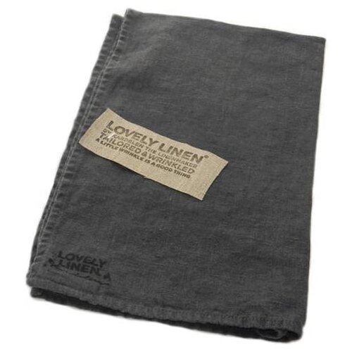 Lovely Linen kuhinjska krpa - dark grey Slike