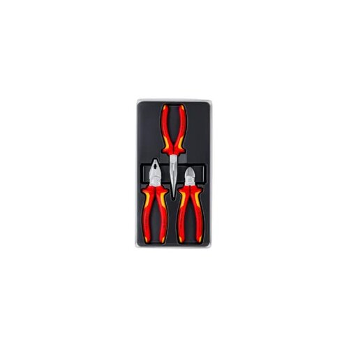 Knipex 3-dijelni set kombinovanih, sječica i špicastih kliješta VDE 00 20 12 Cijene