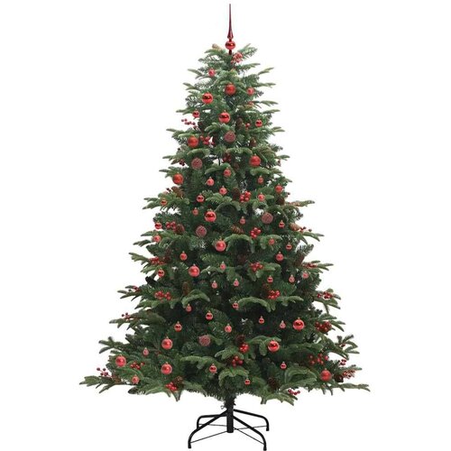 VidaXL Umjetno božićno drvce Zelena 210 cm PVC i Metal i Plastika Slike