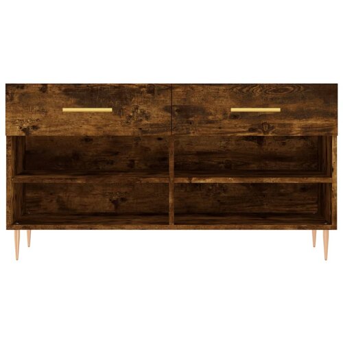  Klupa za cipele boja hrasta 102 x 35 x 55 cm konstruirano drvo Slike