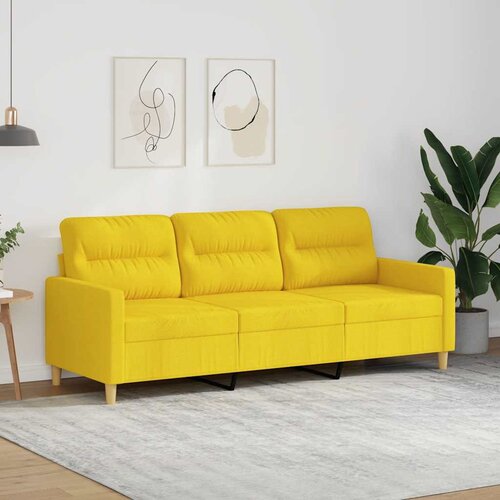  Trosjed od tkanine svjetložuti 180 cm Cene