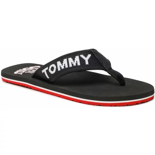 Tommy Jeans Japonke Flip Flop Logo Tape EM0EM01147 Black BDS