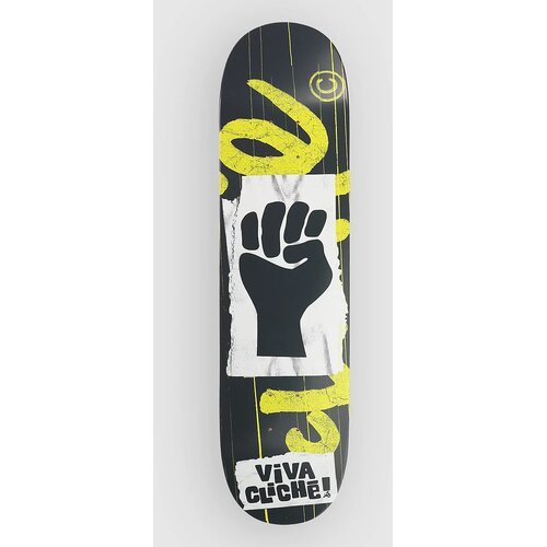 Clich&amp;eacute; Viva 8&amp;quot; Skateboard deska grey / lime Slike