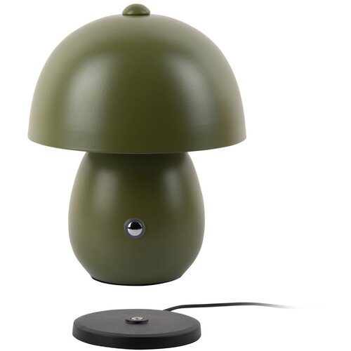 Leitmotiv Temno zelena LED namizna svetilka s kovinskim senčilom (vi&amp;scaron;ina 18 cm) Mono LED &amp;ndash; Slike