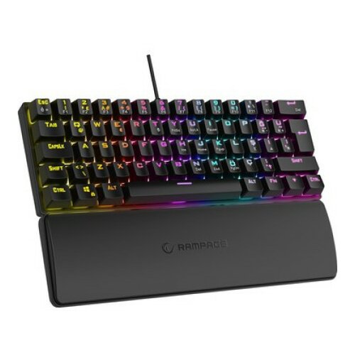 Rampage tastatura plower k60 bk crveni prekidac 37256 ( 18564 ) Cene