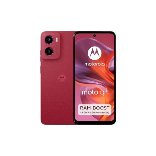 Motorola Moto G05 64GB Plum Red 16.94cm (6.67&amp;amp;quot ) LCD display Android 15 50MP camera Slike