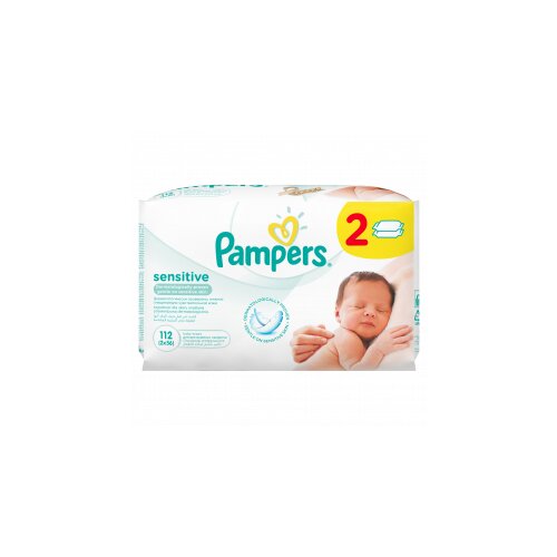 Pampers wipes 2X56 sensitive 4416 Cene