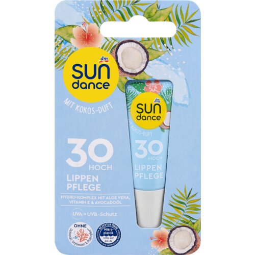 sundance balzam za usne - kokos sa visokim faktorom zaštite spf 30 10 ml Slike