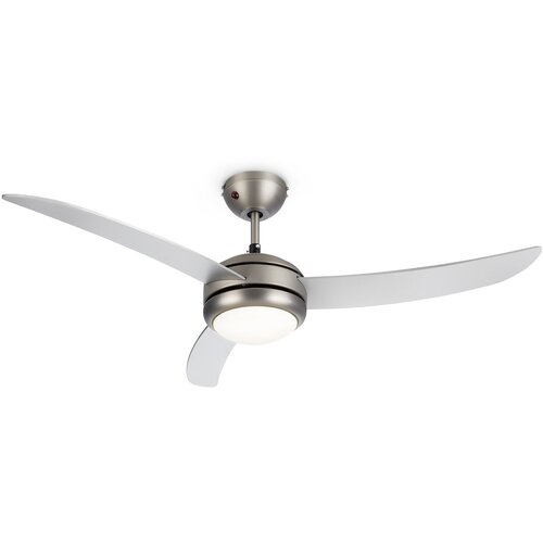Klarstein El Paso, stropni ventilator, 52", navoj E27, 3 lopatice, srebrni Cijene