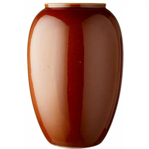 Bitz tamnonarančasta keramička vaza Bitz, visina 50 cm