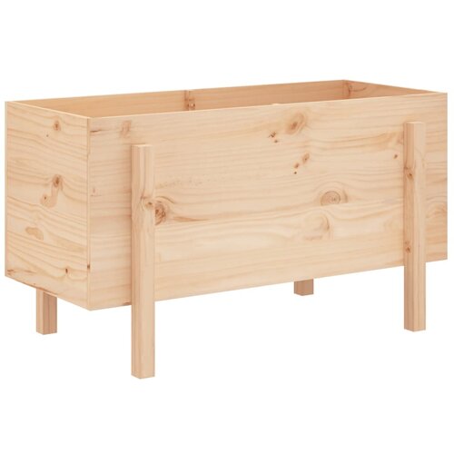  Povi&amp;scaron;ena vrtna gredica 101 x 50 x 57 cm od masivne borovine Slike
