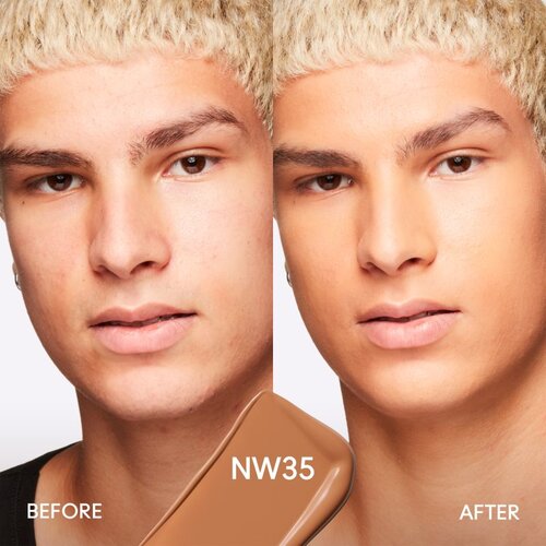 MAC Cosmetics Studio Fix Fluid SPF 15 24HR Matte Foundation + Oil Control matirajući puder SPF 15 nijansa NW35 30 ml Slike