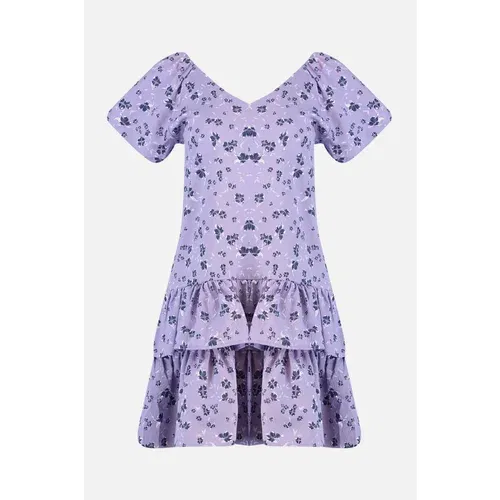 Trendyol Lilac Petite Ruffle Dress