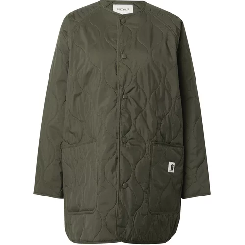 Carhartt WIP Prijelazna jakna 'Charleston Liner' tamno zelena / crna / prljavo bijela