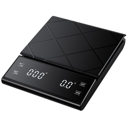 INF 5 kg/0,1 g kavna tehtnica s časovnikom USB polnjenje Black, (21247867) Cene