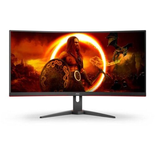 AOC Monitor CU34G2XE/BK 34/VA/zakrivljen/21:9/3440x1440/144Hz/1ms MPRT/HDMI/DP/freesync/crna Cene